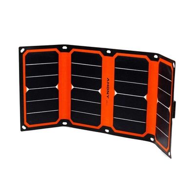 Bom preço. Carregador de painel solar dobrável e à prova d'água de ETFE portátil pequeno duplo USB DC5521 on-line