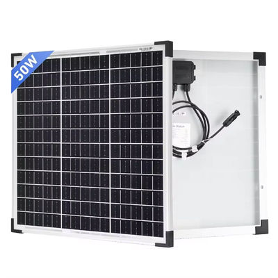 Bom preço. 50W PERC High-Performance Silver Power Mono Solar Panel Bateria Célula PV Module Kit de Carregamento Para Camp Rv Solar Caravana on-line