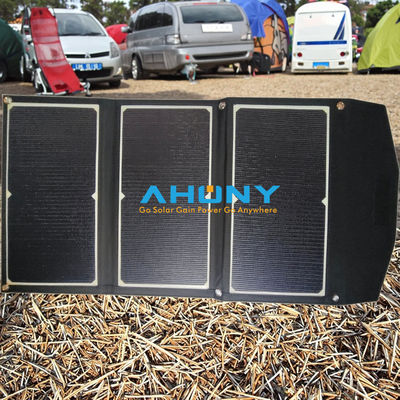 Bom preço. 50w carregador solar dobrável portátil para geradores solares e estações de energia portáteis, kit de painéis solares para acampar, vida fora da rede on-line