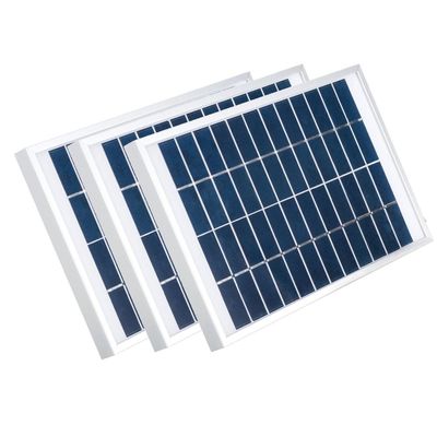 Bom preço. Painel solar de vidro pequeno 5w 12v Célula solar policristalina para luz LED on-line