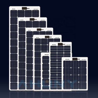 Bom preço. Painéis solares semi-rígidos monocaminháveis PET ETFE Painéis fotovoltaicos solar para acampamento marinho on-line