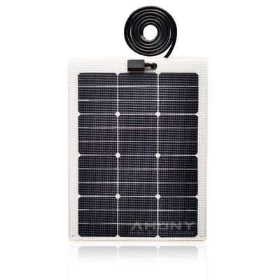 Bom preço. Painéis solares transparentes brancos semi-rígidos 40w Passo a passo no painel solar para marinha on-line