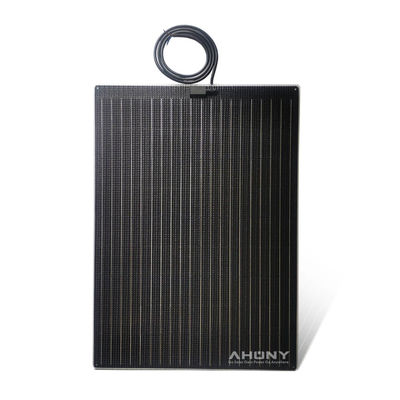 120W painéis solares monocristalinos semi-rígidos anti-deslizante caminhável para iate de barco RV