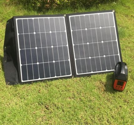 Bom preço. 60w 80w 120w Painéis solares portáteis pequenos Instalação em terra para emergência on-line
