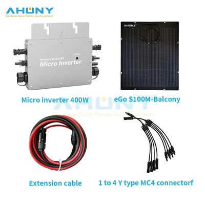 Bom preço. Sistema de Energia Solar Micro Inverter Off Grid 400w 600w 800W Para Balcão de Casa on-line
