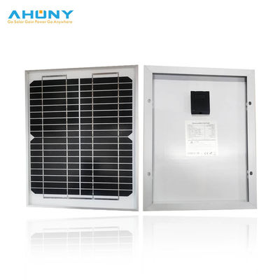 Bom preço. Painel solar de vidro rígido monocristalino para câmera de vigilância de vídeo / luz solar on-line