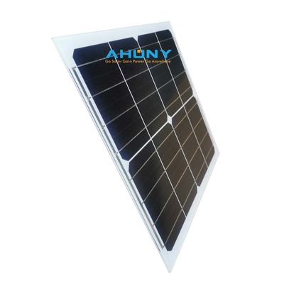 Compatível com a UE 5W 10w 20w 30w painel solar de vidro sem enquadramento com monocristalino para câmeras de vigilância