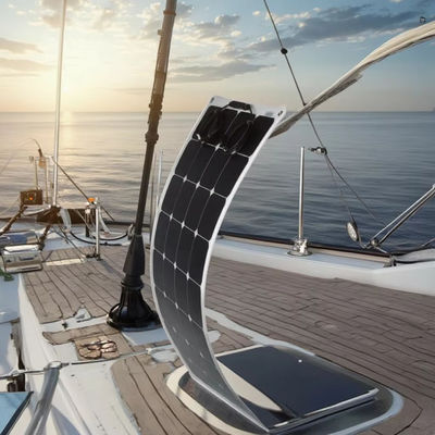 Bom preço. 120w 12V Fotovoltaico balcão de barco plástico transparente fino flexível flexível painéis solares pv fornecedor fabricante fornecedor on-line