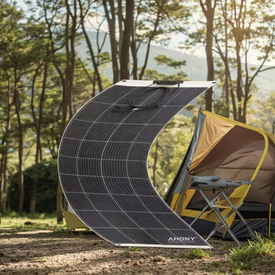 Monocristalino Leve Flexível ETFE painel solar painel solar fotovoltaico flexível180w Resistente à água CE ROHS