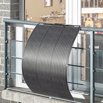 Bom preço. Painéis solares monocristalinos de silício semi-flexíveis 100W HCF Painéis de terraço à prova d'água para varanda fora da rede on-line