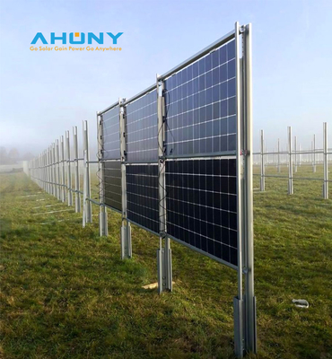 Bom preço. Kit de painel de cerca solar bifacial vertical para jardim quintal irrigação lagoa avicultura rancho geração de energia off-grid on-line