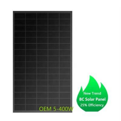 Bom preço. Factory Wholesale 26% High Efficiency Solar Panels HPBC Pv Module 50W 100W 200W 300W 400W Best Quality Glass Solar Panel for Roof Rv Boat Yacht  on-line