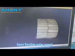 Mono impermeável 100w painel solar semi flexível teste flexível sem rachadura de célula oculta mono rv